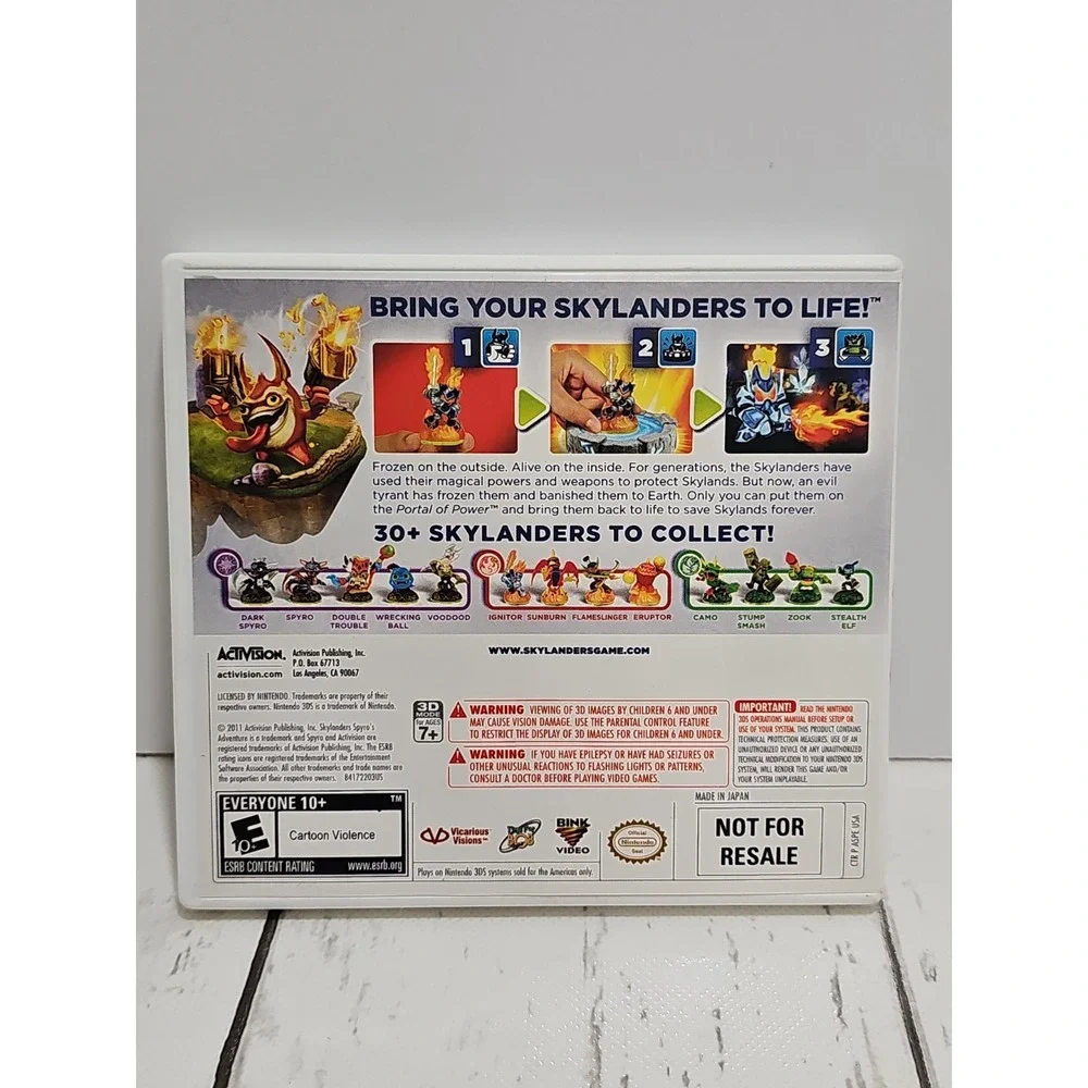 skylanders spyros adventure Nintendo  3DS